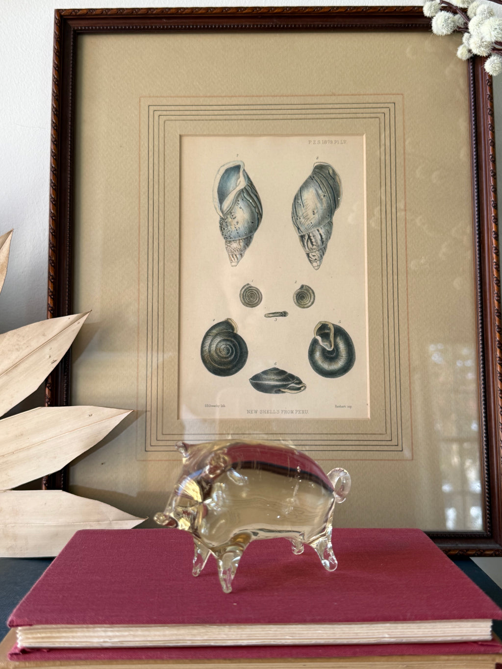 Vintage Handblown Glass Pig Figurine