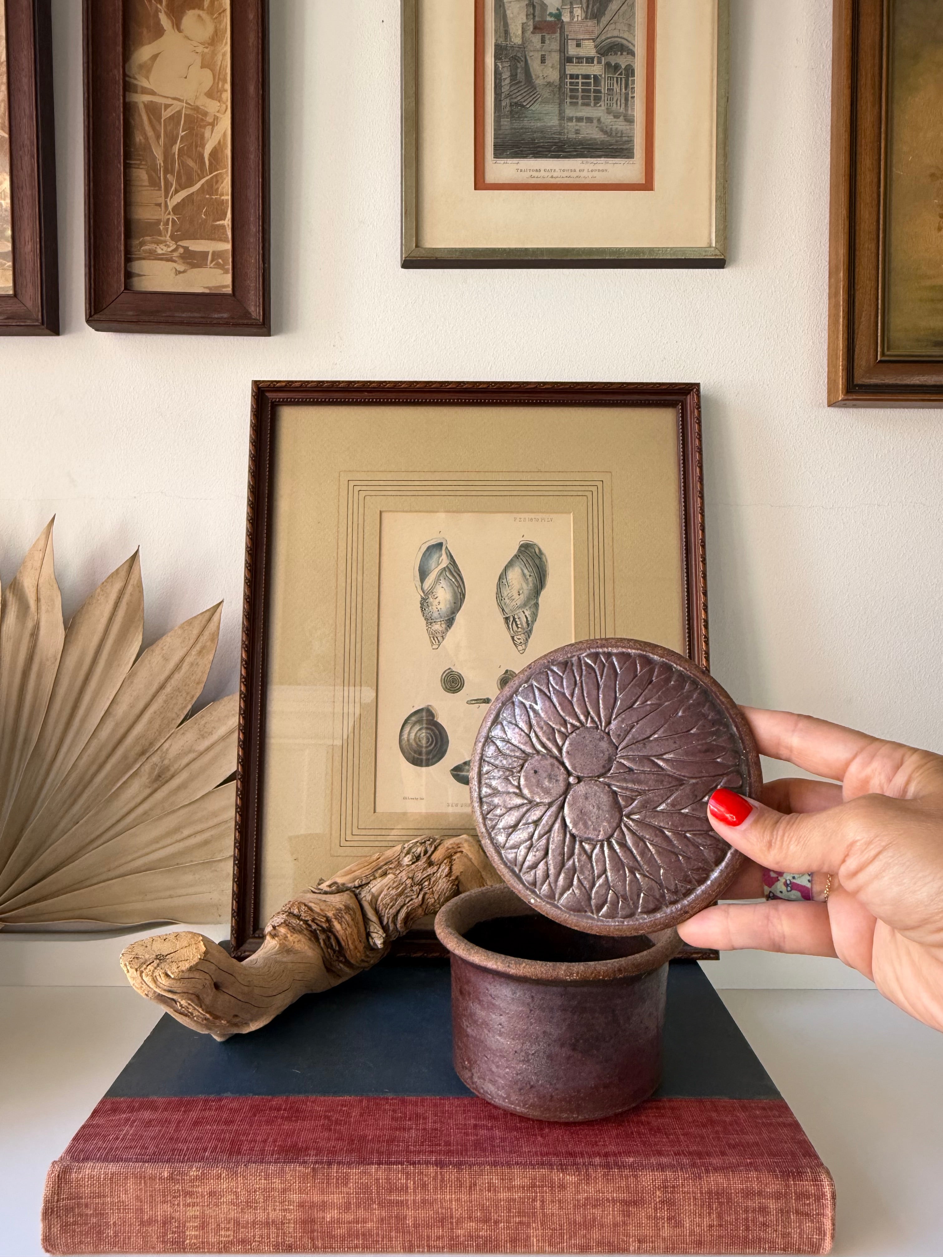 Stephen Patt Studio Pottery Lidded Stoneware Vessel