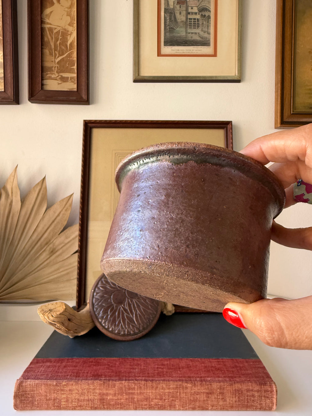 Stephen Patt Studio Pottery Lidded Stoneware Vessel
