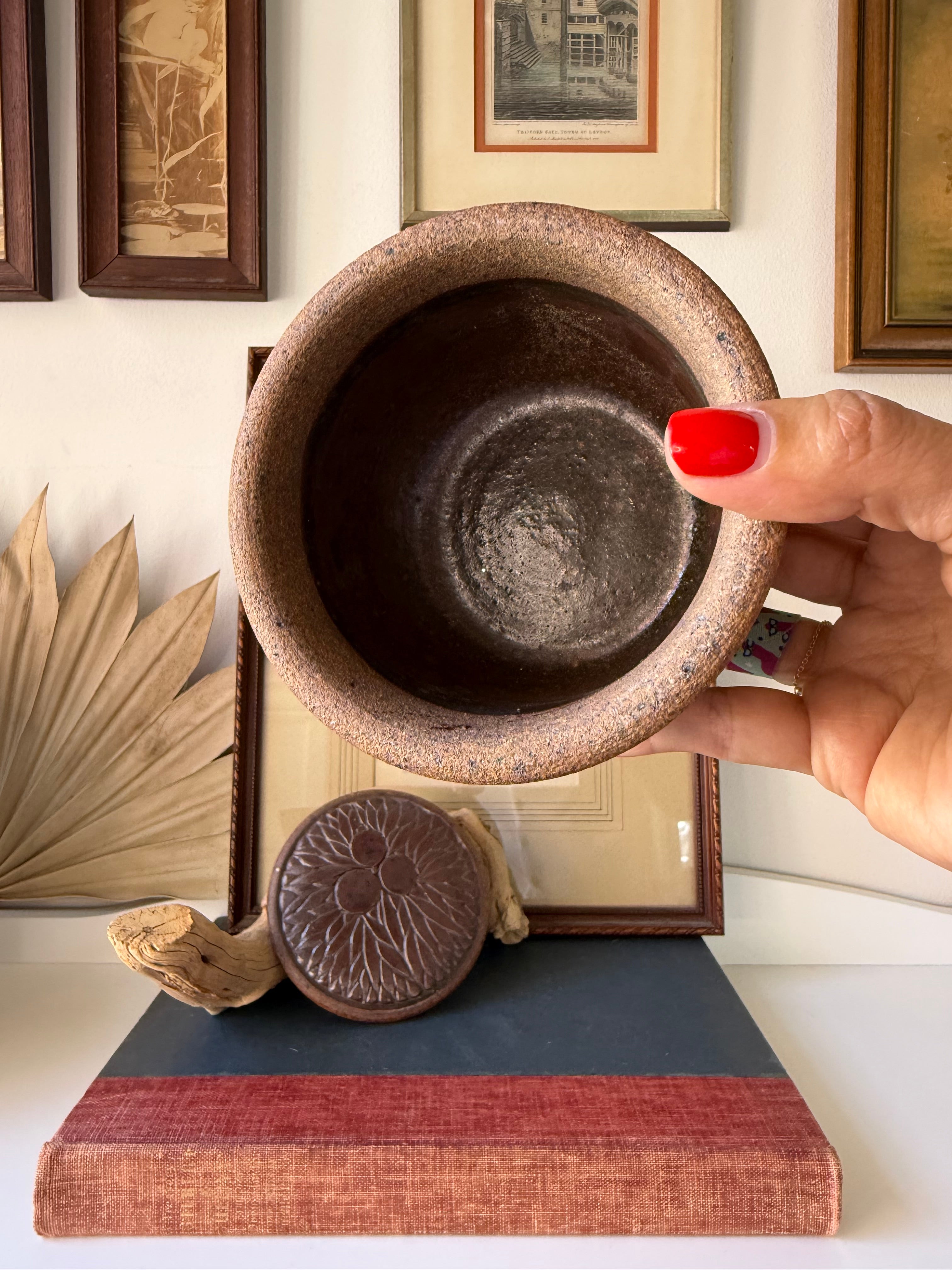 Stephen Patt Studio Pottery Lidded Stoneware Vessel