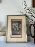 Antique 1808 “Traitors Gate, Tower of London” Framed Engraving