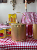 Vintage Italian Gold-Tone Ice Bucket