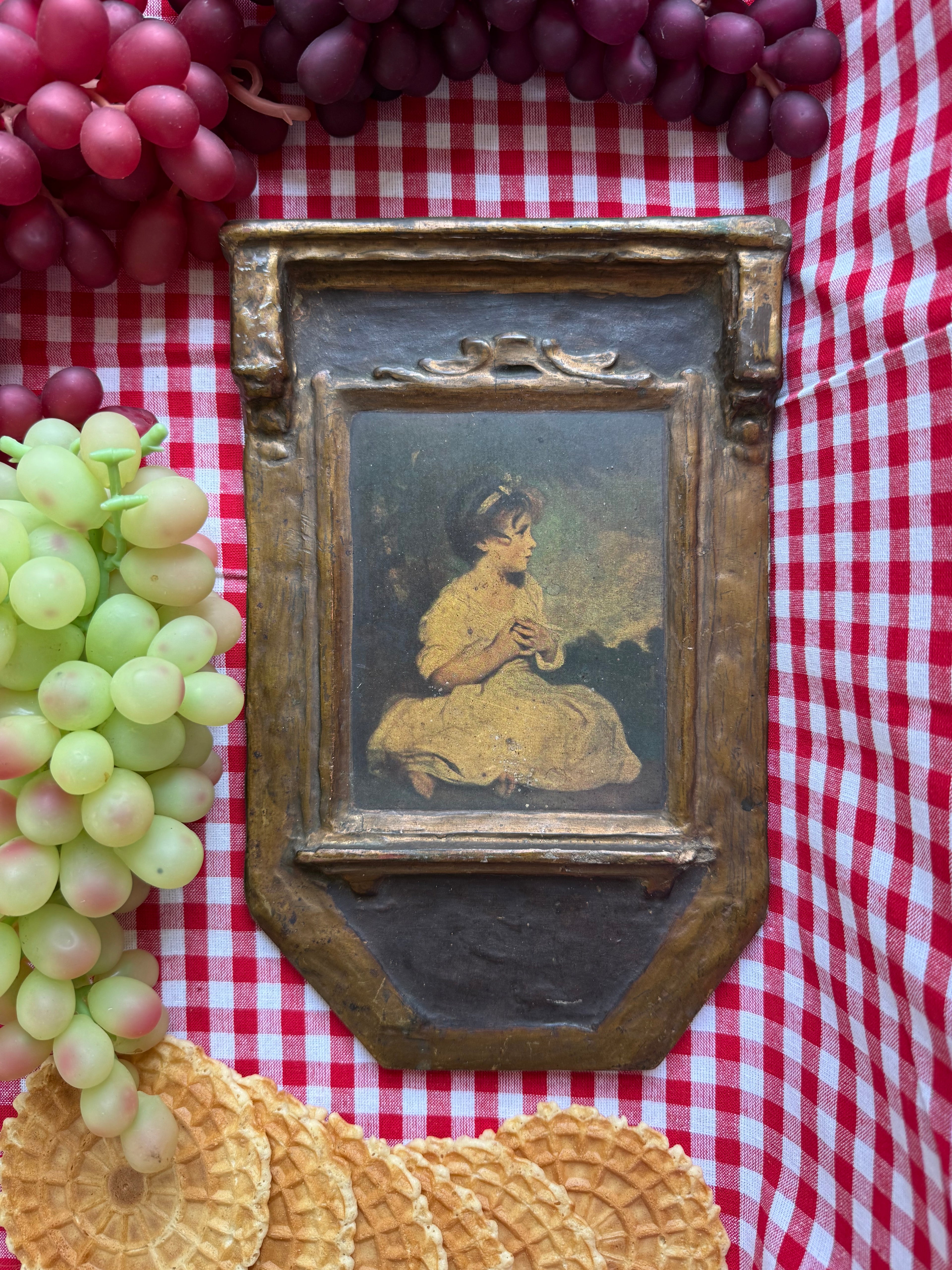 Vintage “Age of Innocence” Decorative Wood Plaque