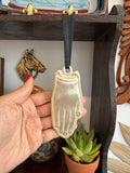 Vintage Mexican Milagro Hand Ornament