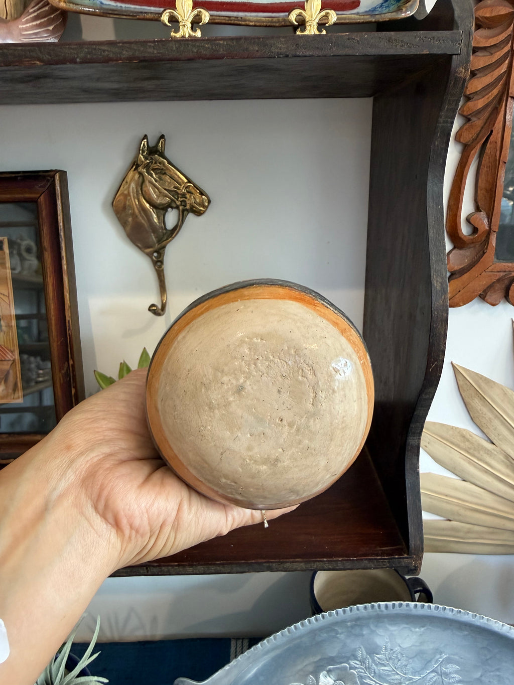 Vintage Mexican Tonalá-Style Bird Vase