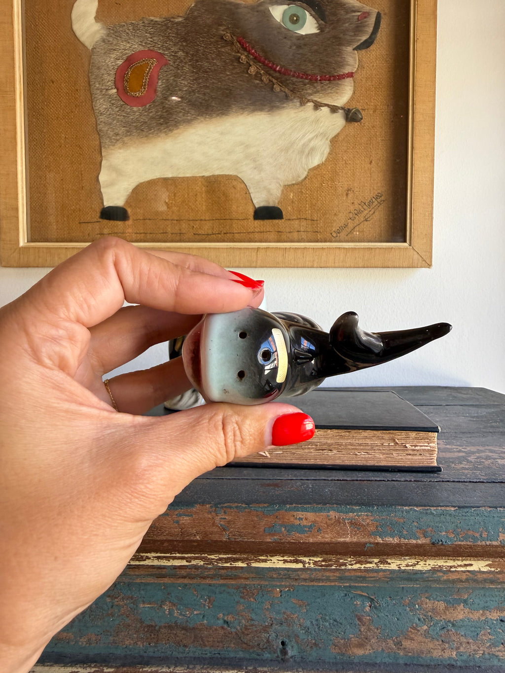 Vintage Kelvin’s Treasures Whale Salt & Pepper Shakers
