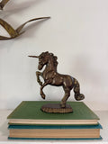 Vintage Brass Unicorn Figurine
