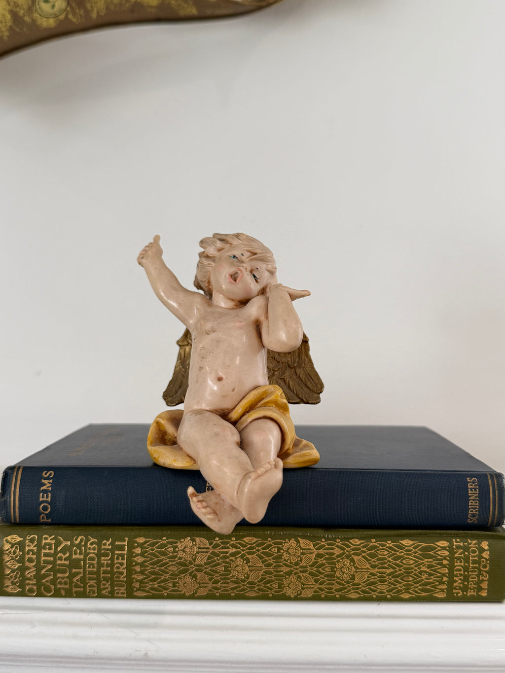 Vintage Italian Cherub Figurine