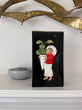 Vintage Chinoiserie Vase - Rare Hand Painted Japanese Piece from Occupied Japan Era