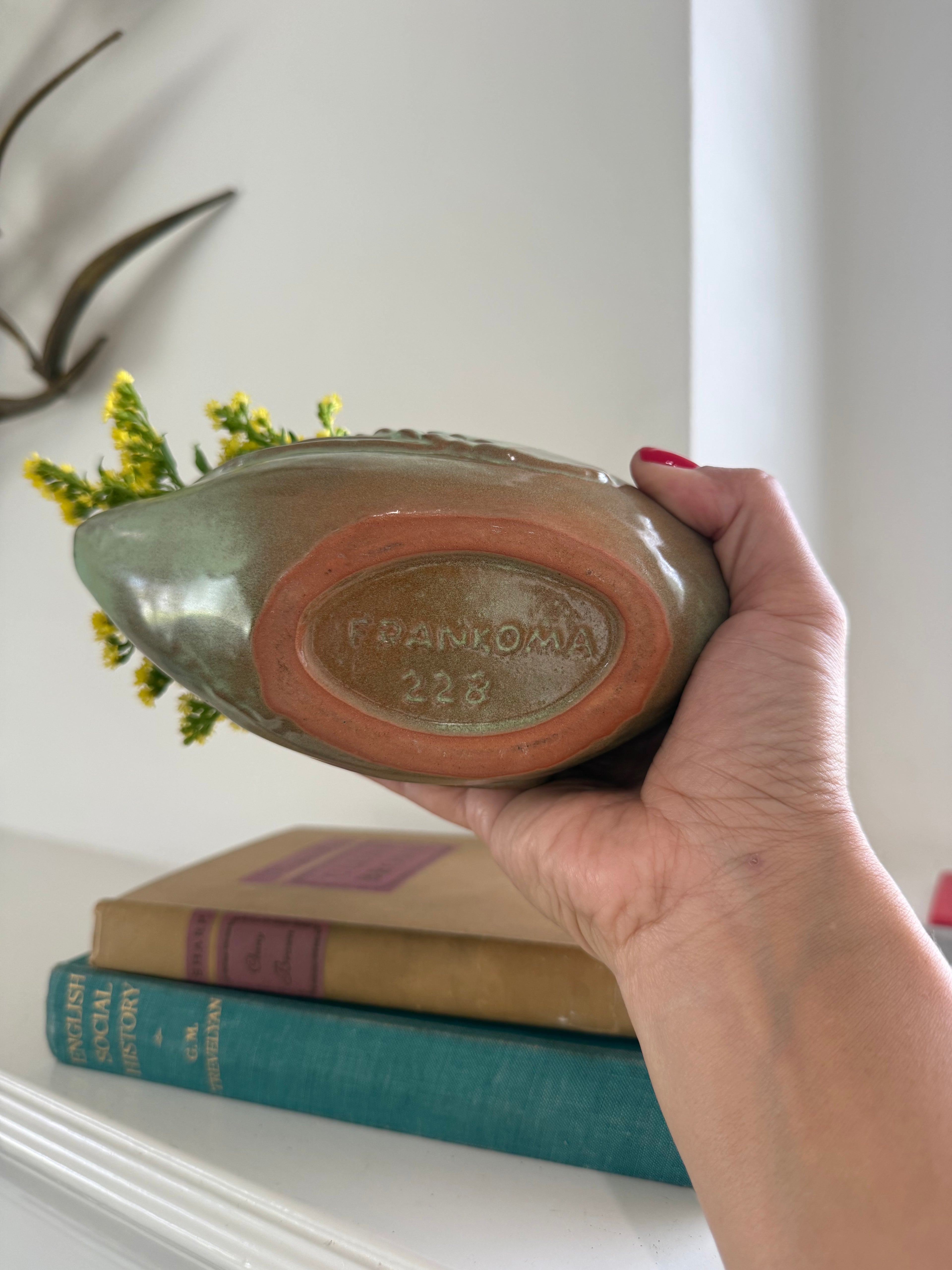 Vintage Frankorama Swan Planter #228 from 1950's