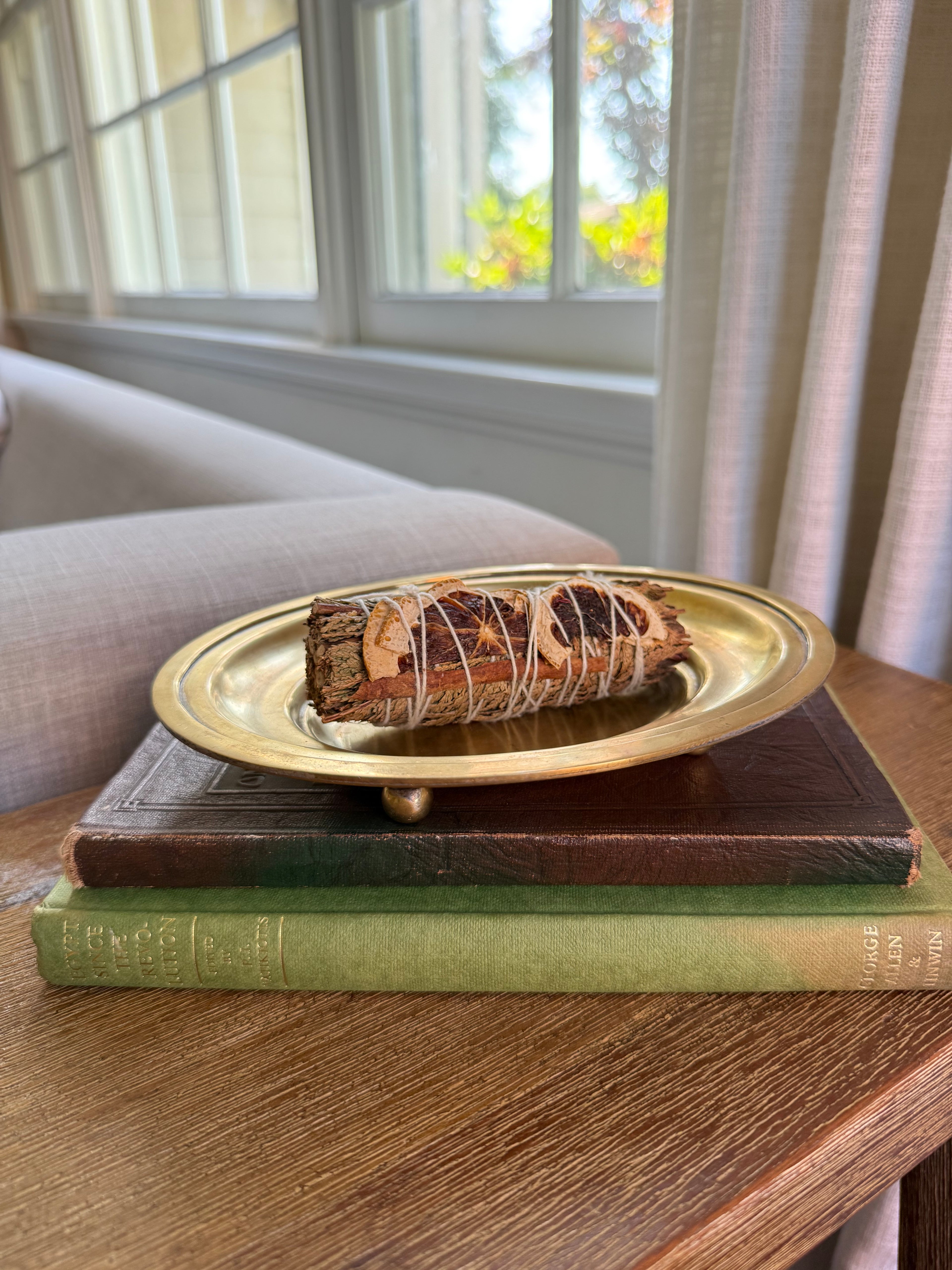 Vintage Solid Brass Trinket Tray | Made in India