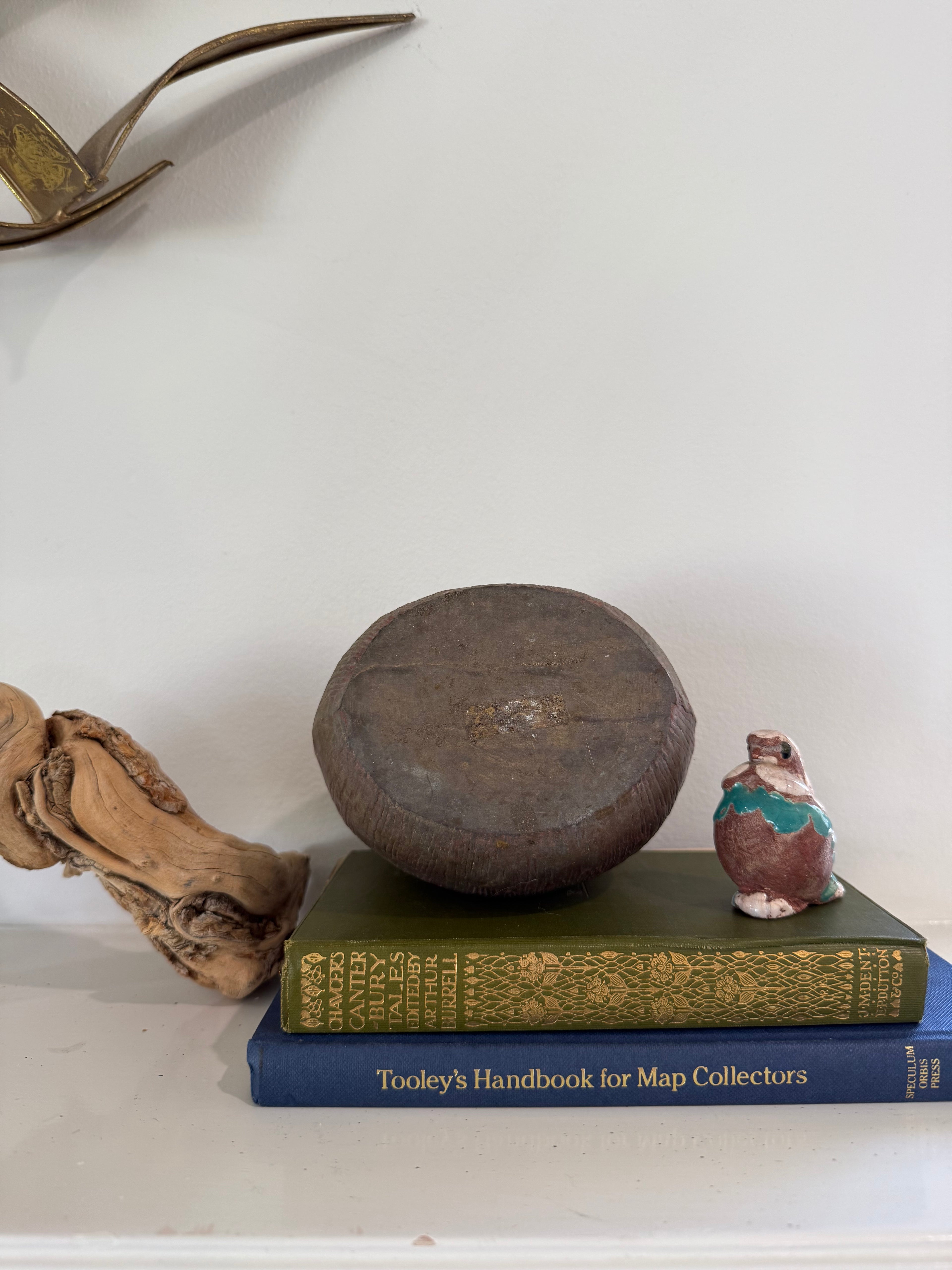 Vintage Brass Owl Figurine