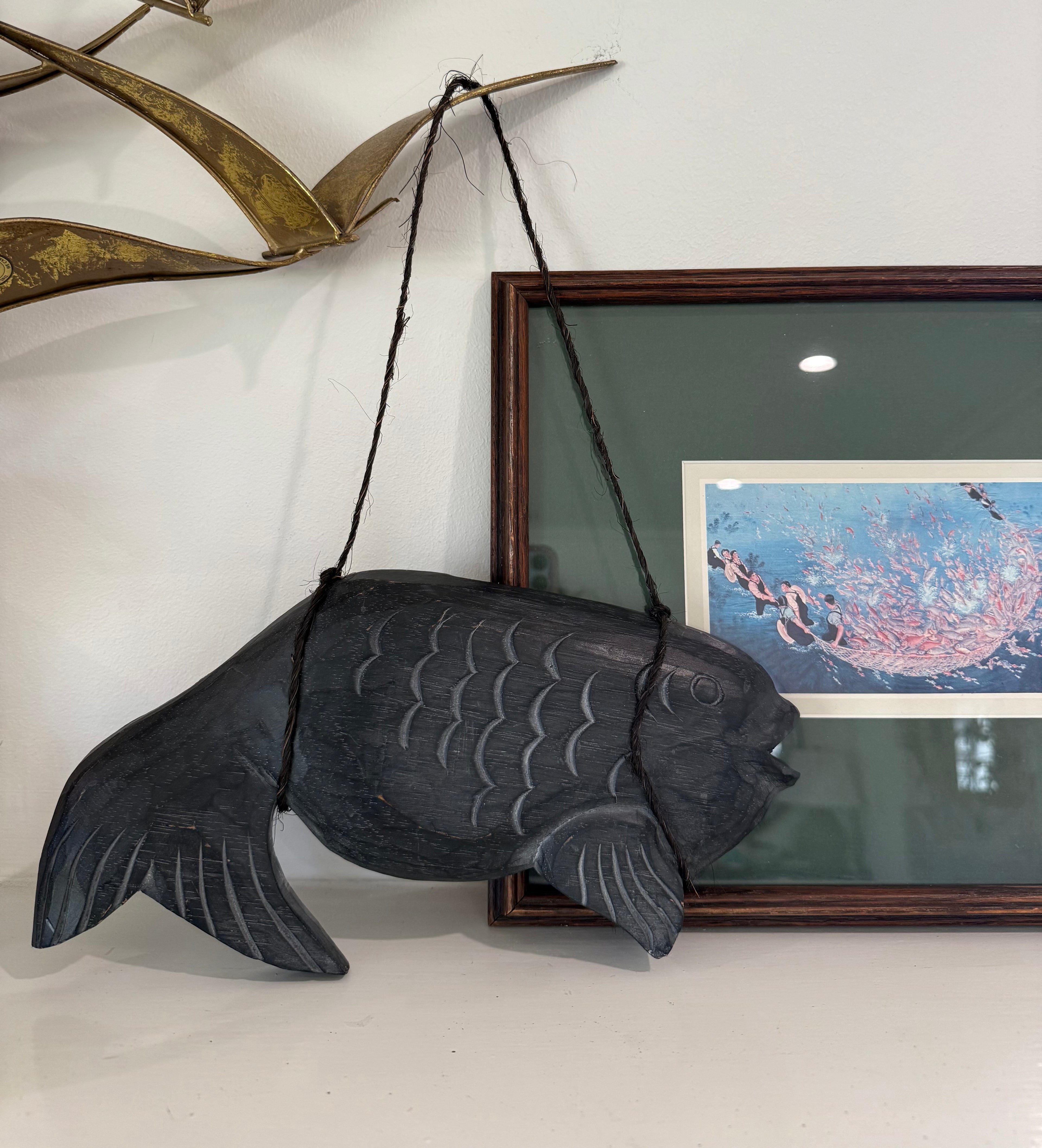 Handcrafted Vintage Japanese Jizai Kagi Fish