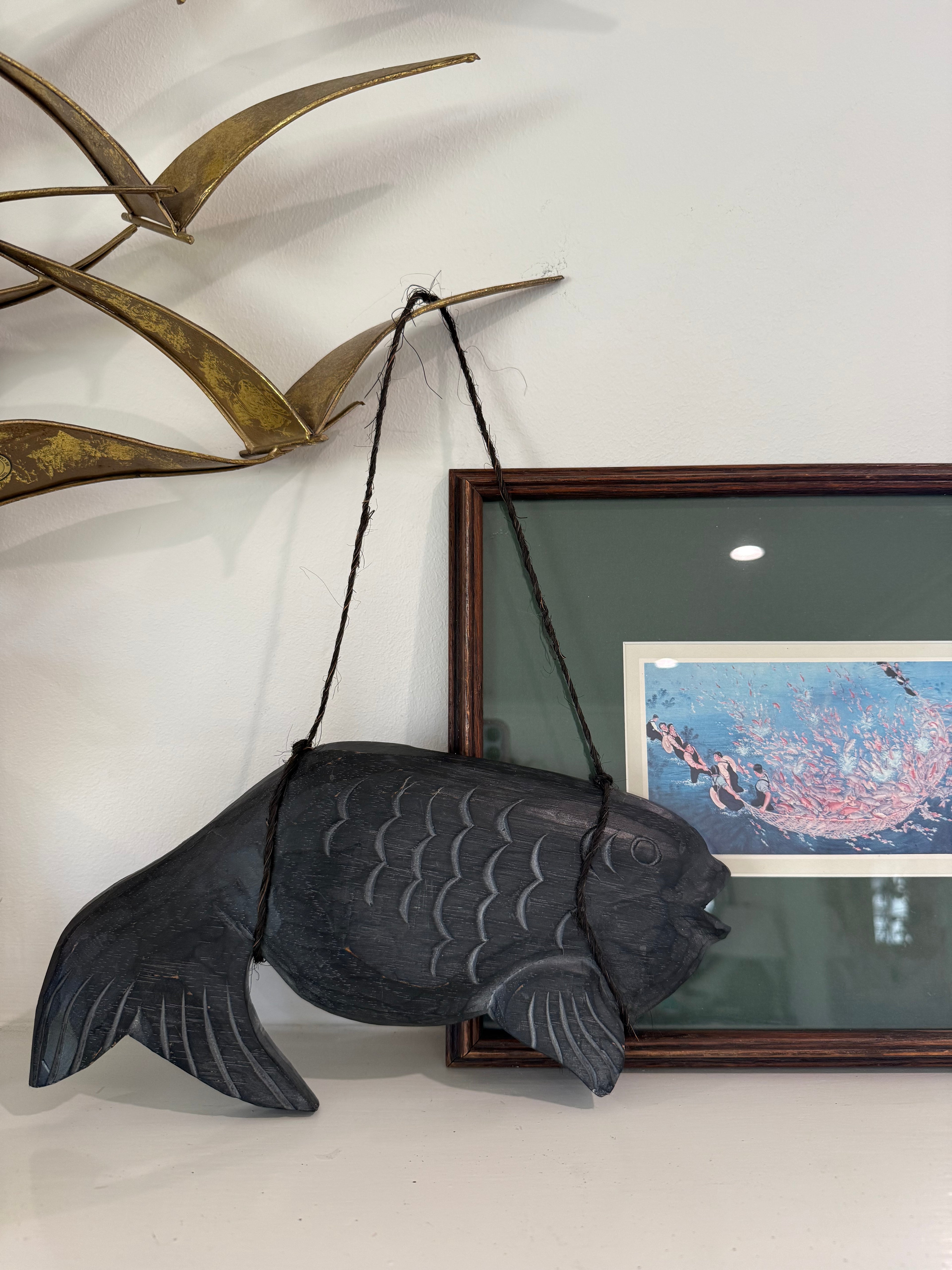 Handcrafted Vintage Japanese Jizai Kagi Fish