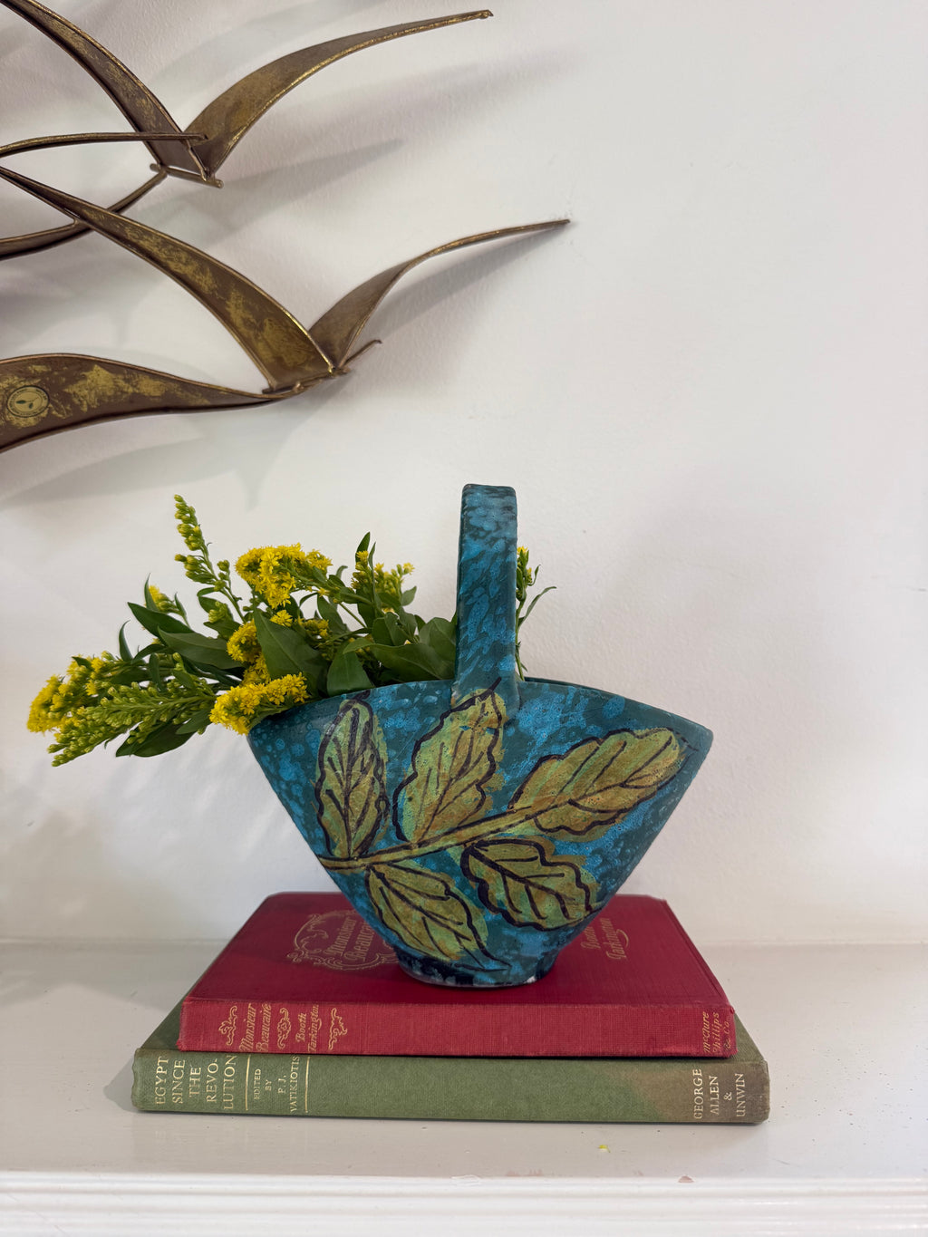 1960s Italian Pottery Basket