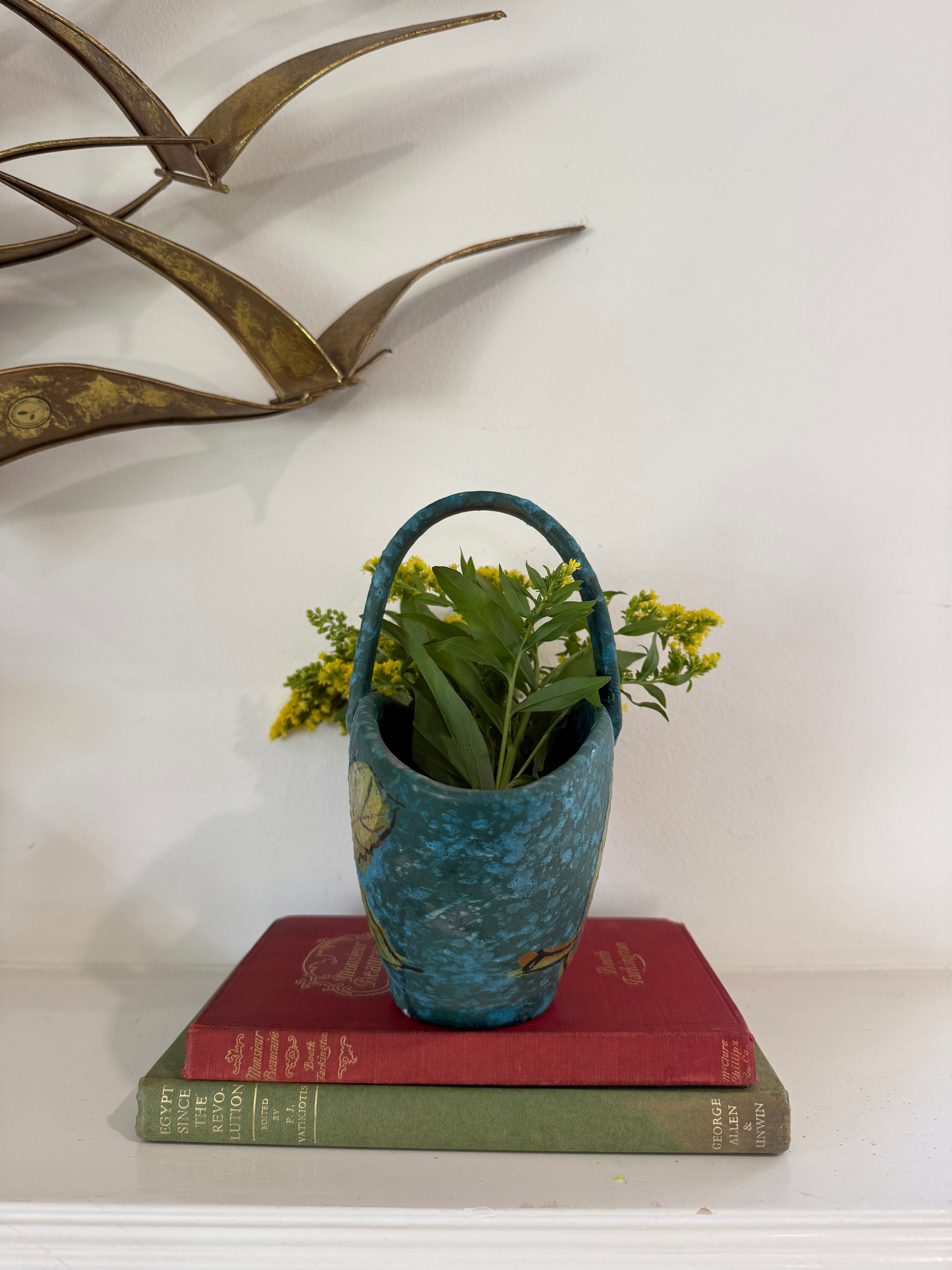 1960s Italian Pottery Basket