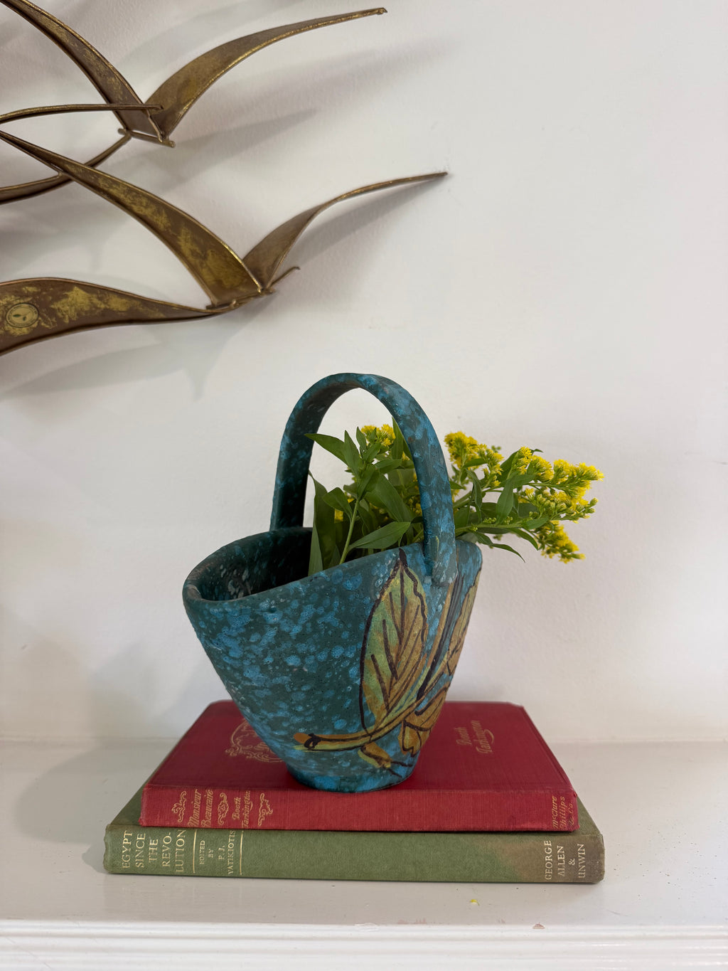 1960s Italian Pottery Basket