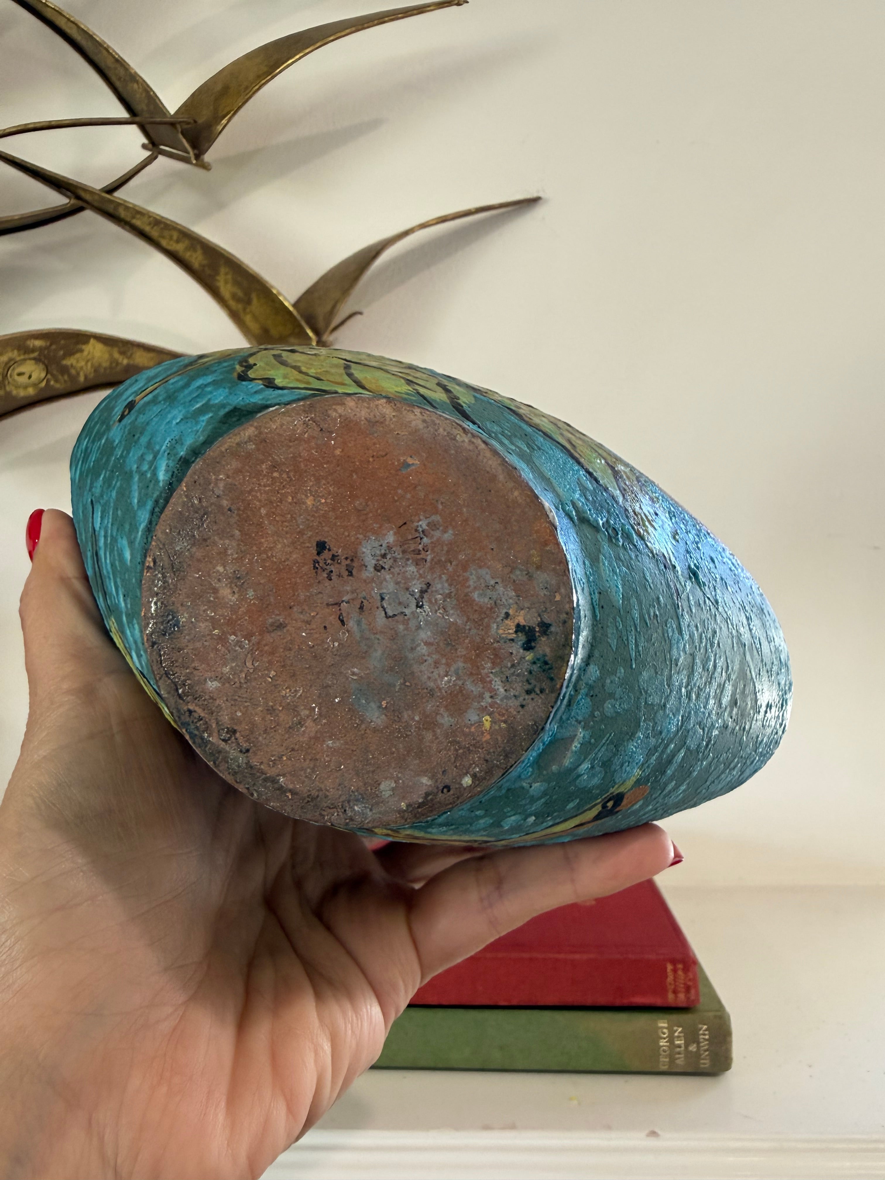 1960s Italian Pottery Basket