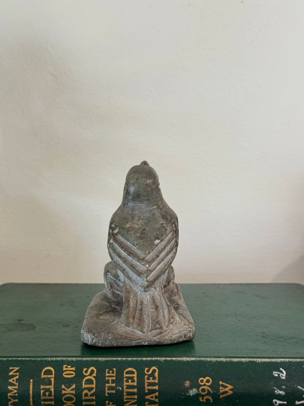 Vintage Inuit Hand-Carved Soapstone Bird Sculpture