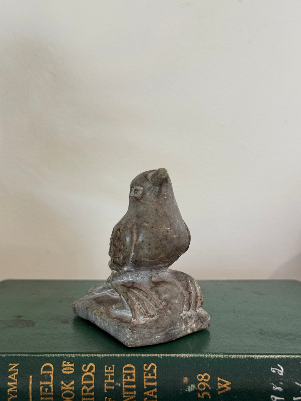 Vintage Inuit Hand-Carved Soapstone Bird Sculpture