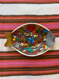 Mexican Folk Art Fish Plate