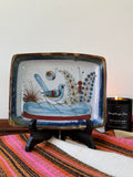 Vintage Ken Edwards Pottery Bird Tray | Tonalá, Mexico
