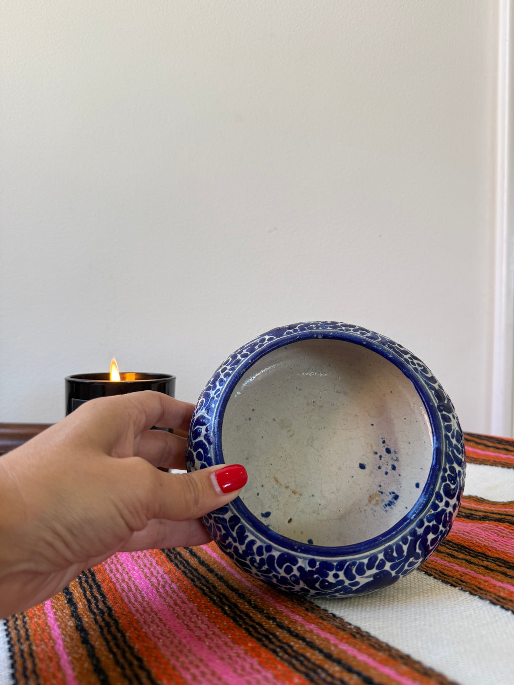 Vintage Mexican Talavera Bowl