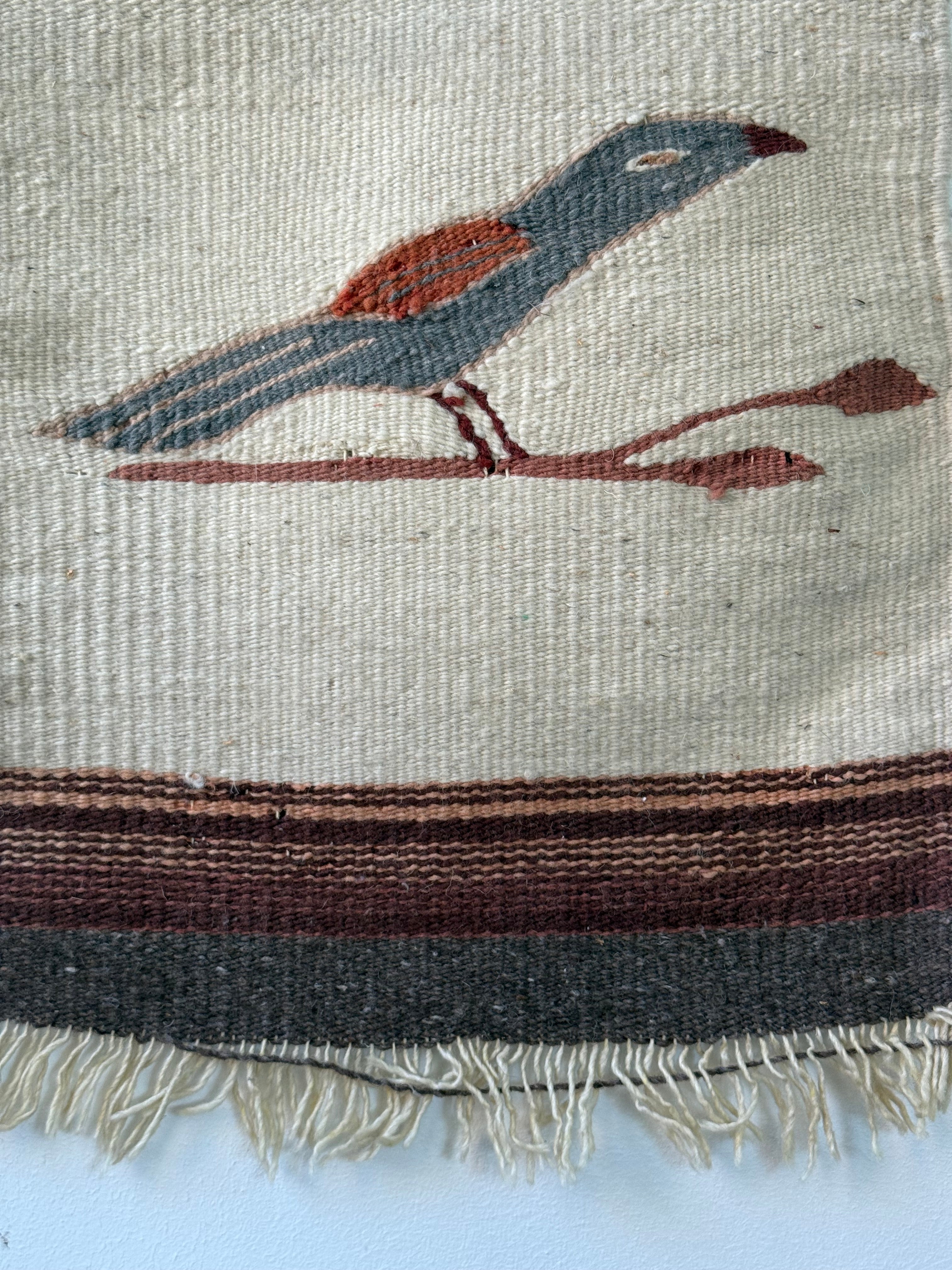 Vintage Zapotec Wool Weaving
