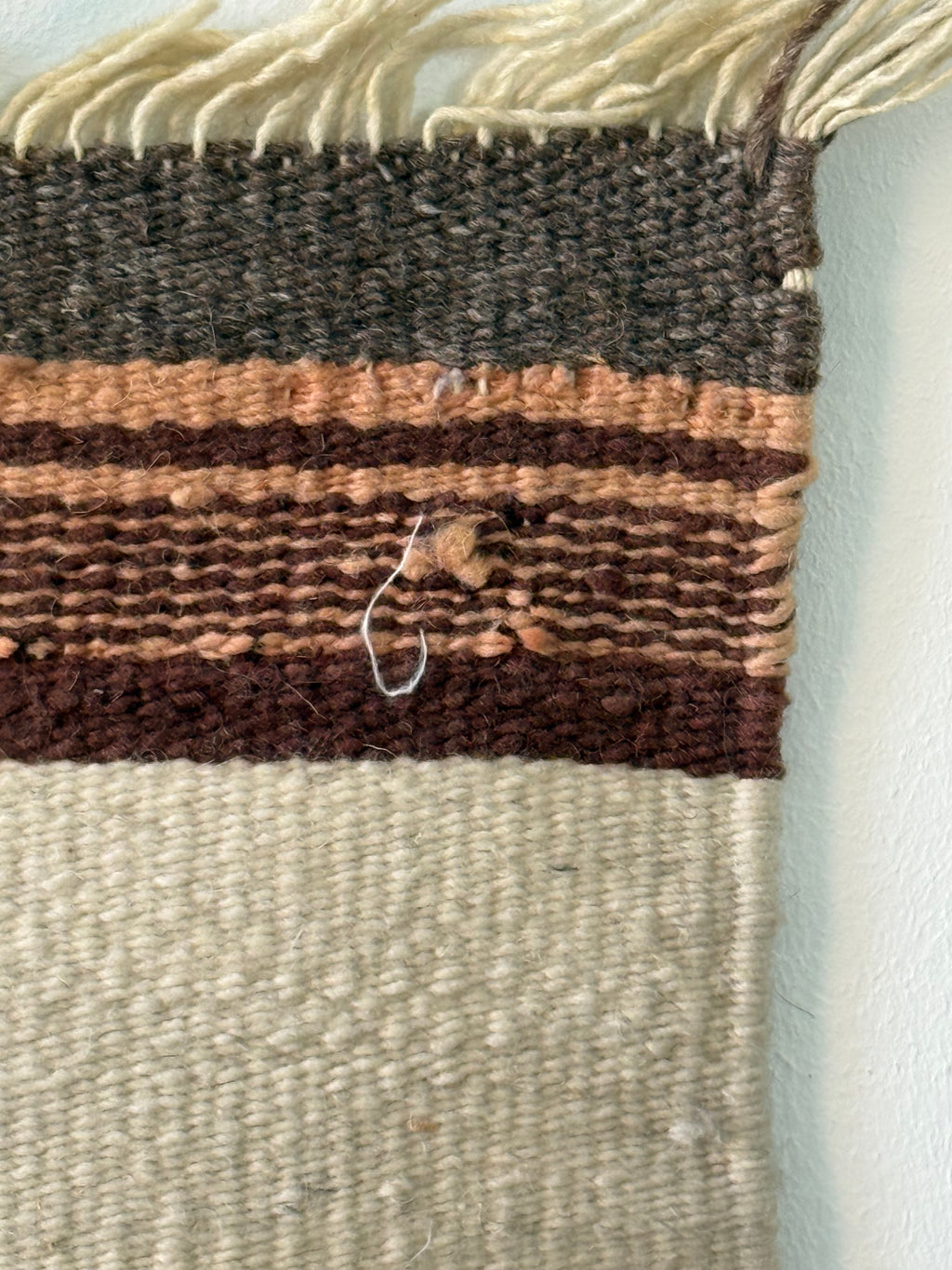 Vintage Zapotec Wool Weaving