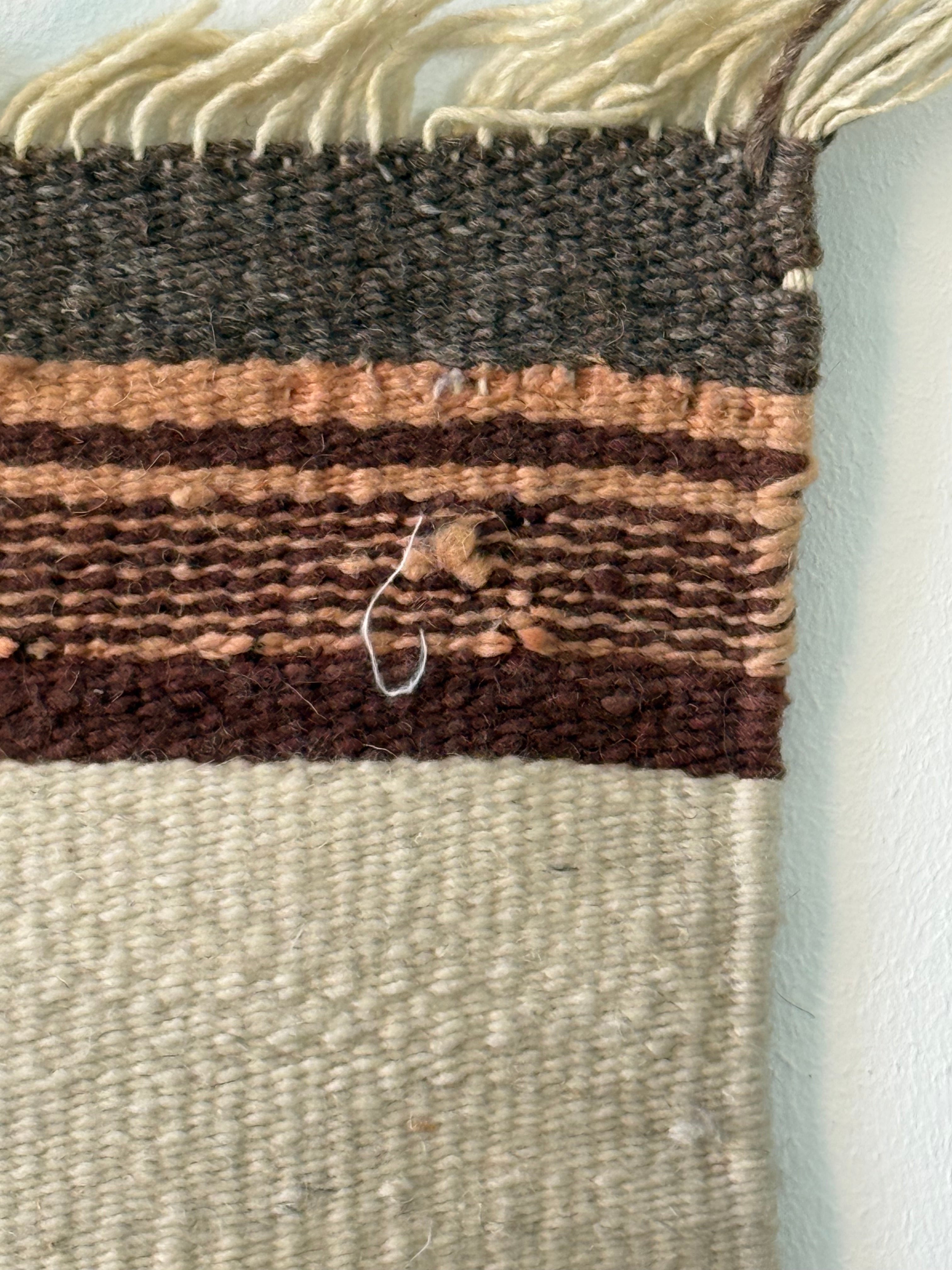 Vintage Zapotec Wool Weaving