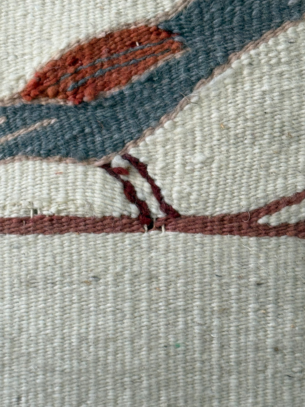 Vintage Zapotec Wool Weaving