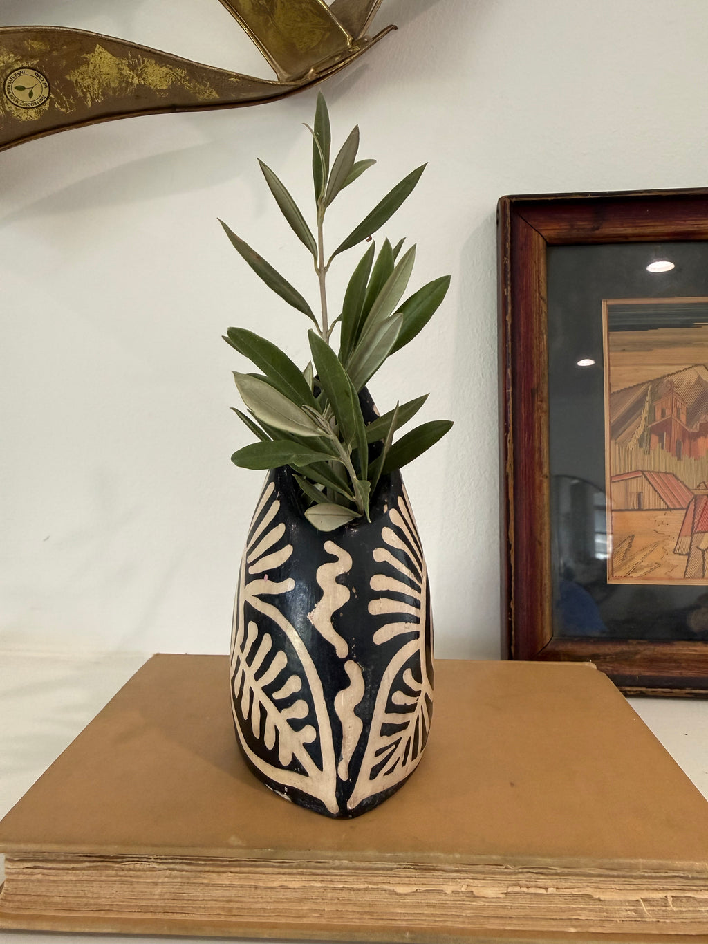 Handmade Lenca Ceramic Vase, Honduras