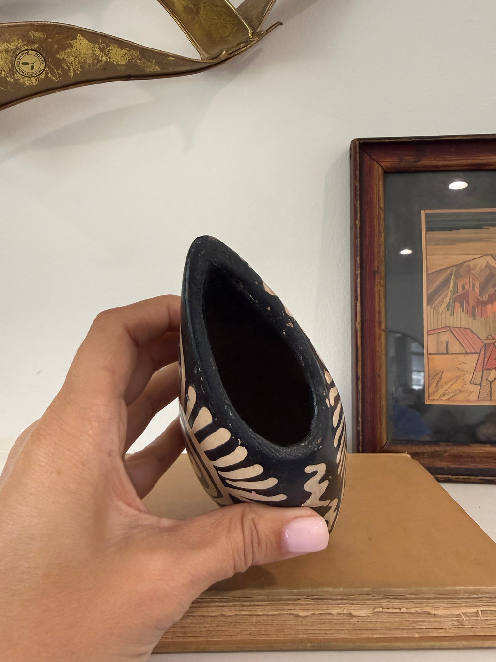Handmade Lenca Ceramic Vase, Honduras