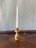 Vintage Handcrafted Onyx Candlestick Holder