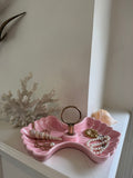 Vintage 1957 Miramar of California Pink Shell Relish Tray