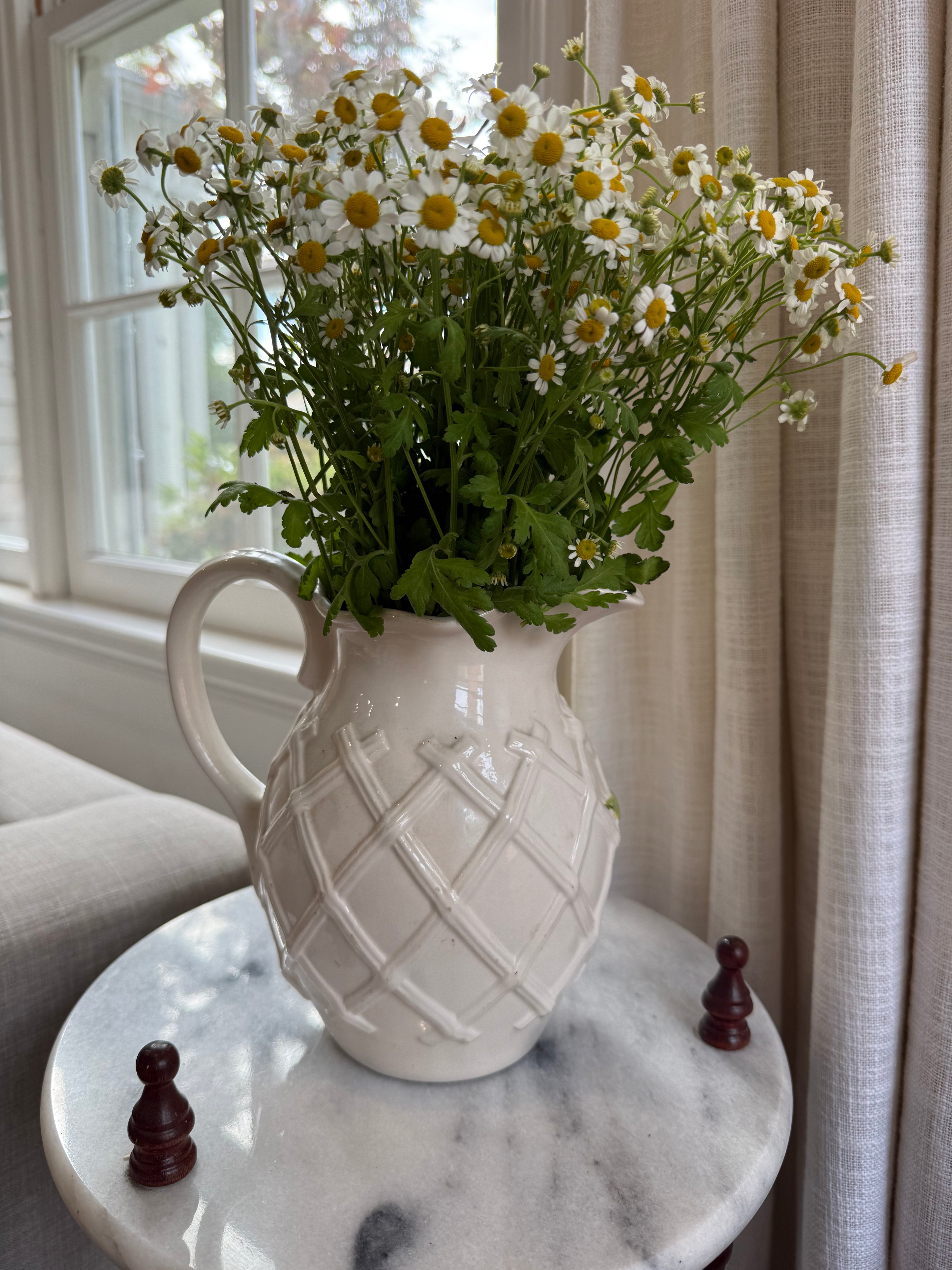 Vintage Otagiri Mary Ann Baker Floral Pitcher