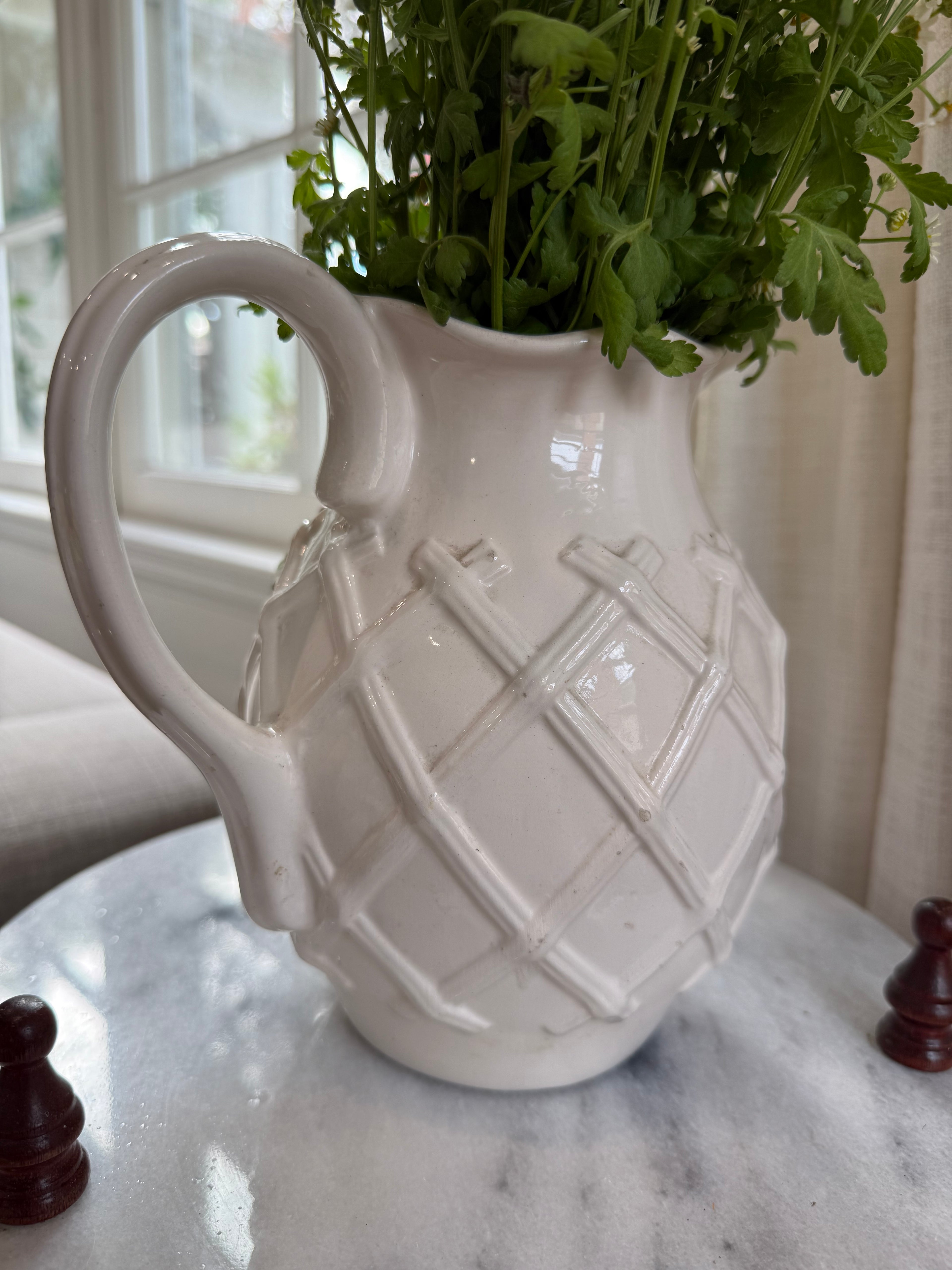 Vintage Otagiri Mary Ann Baker Floral Pitcher