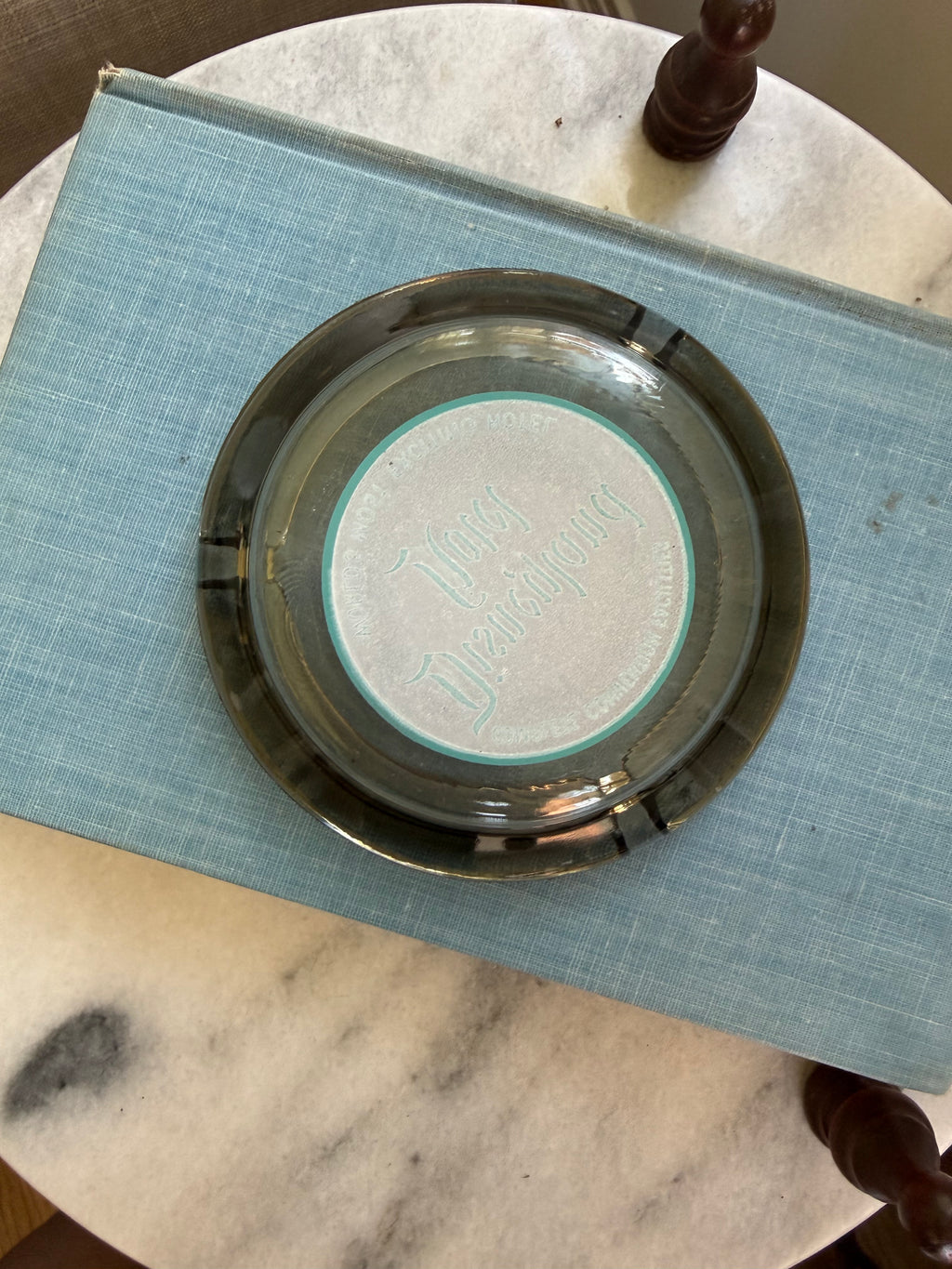 Vintage Disneyland Hotel Glass Ashtray/Catchall