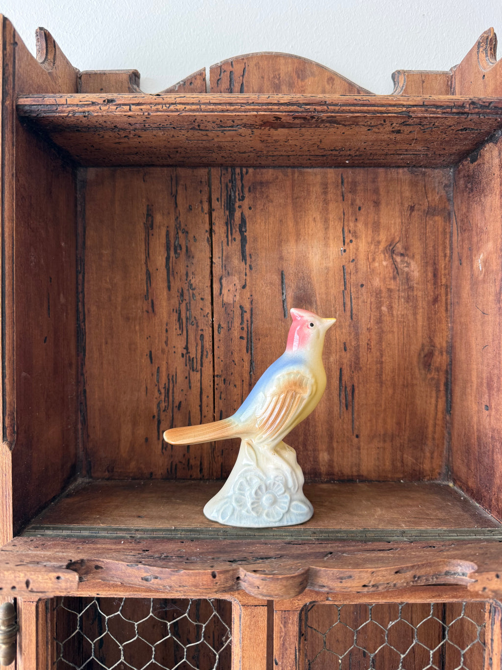 Vintage Royal Copley Porcelain Lark Bird Figurine